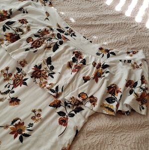 Forever21 Floral Off-the-shoulder Bodysuit